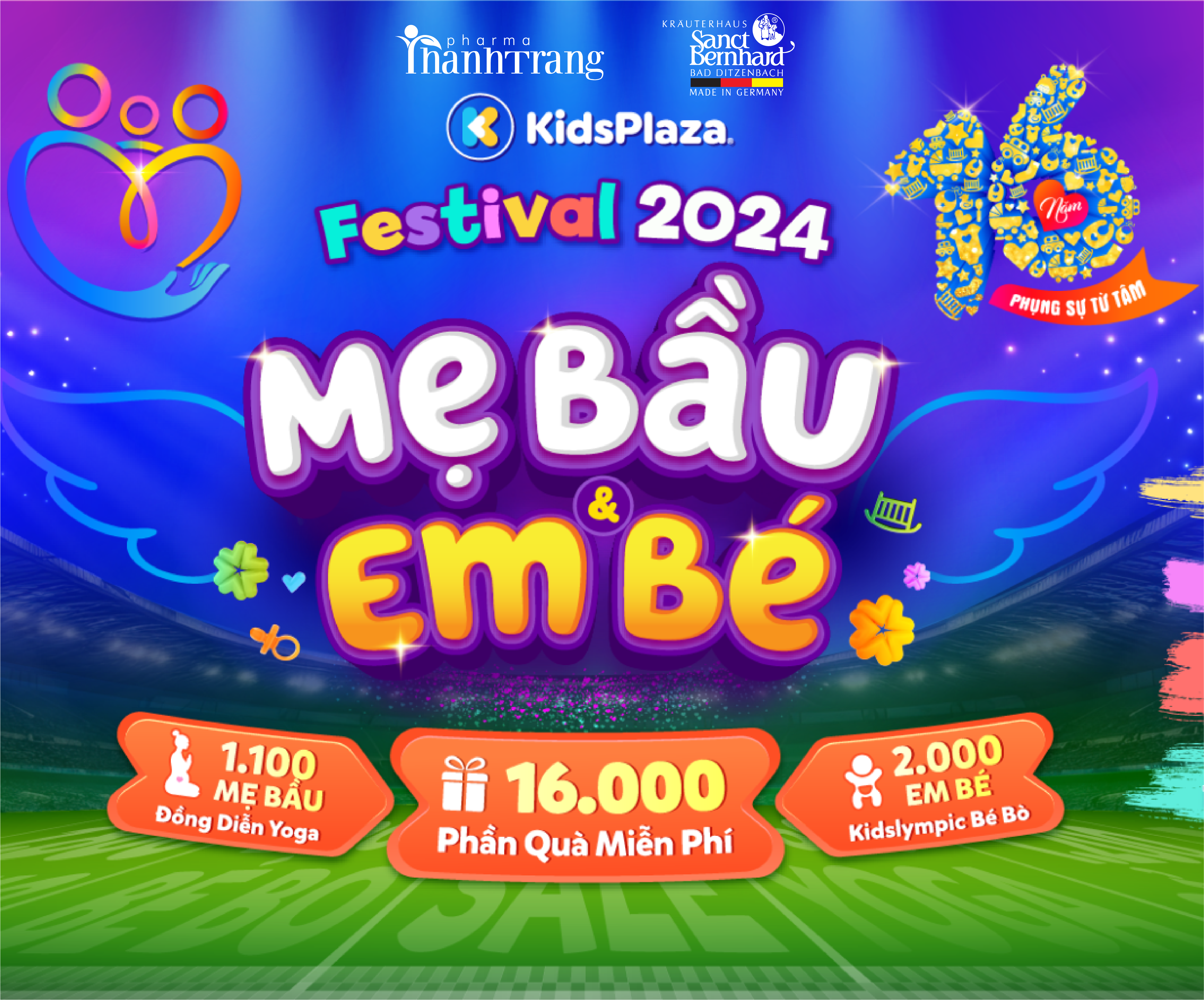 DƯỢC MỸ PHẨM THANH TRANG ĐỒNG HÀNH TỔ CHỨC FESTIVAL “MẸ BẦU VÀ EM BÉ 2024”