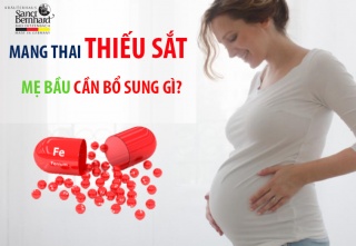 MANG THAI THIẾU SẮT, MẸ BẦU CẦN BỔ SUNG GÌ?