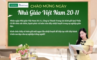 Chào mừng ngày nhà giáo việt nam 20 -11 cùng Thanh Trang Pharma