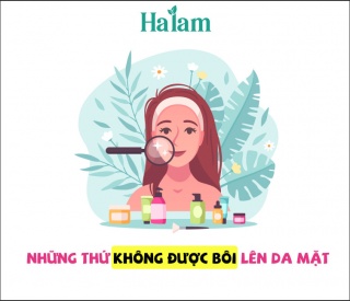 ĐIỂM DANH NHỮNG THỨ KHÔNG ĐƯỢC BÔI LÊN DA MẶT