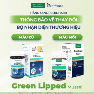 Green Lipped Mussel - Hỗ trợ giảm đau khớp, tái tạo sụn khớp, bạo vệ xương khớp