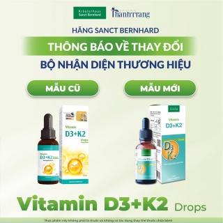 Vitamin D3+K2 drops Sanct Bernhard 10 ml