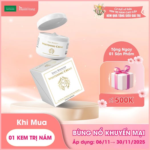 Kem trị nám Whitening Creme Sanct Bernhard