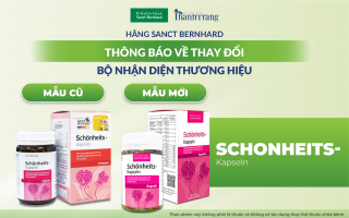 THÔNG BÁO THAY ĐỔI BỘ NHẬN DIỆN THƯƠNG HIỆU SCHÖNHEITS-KAPSELN
