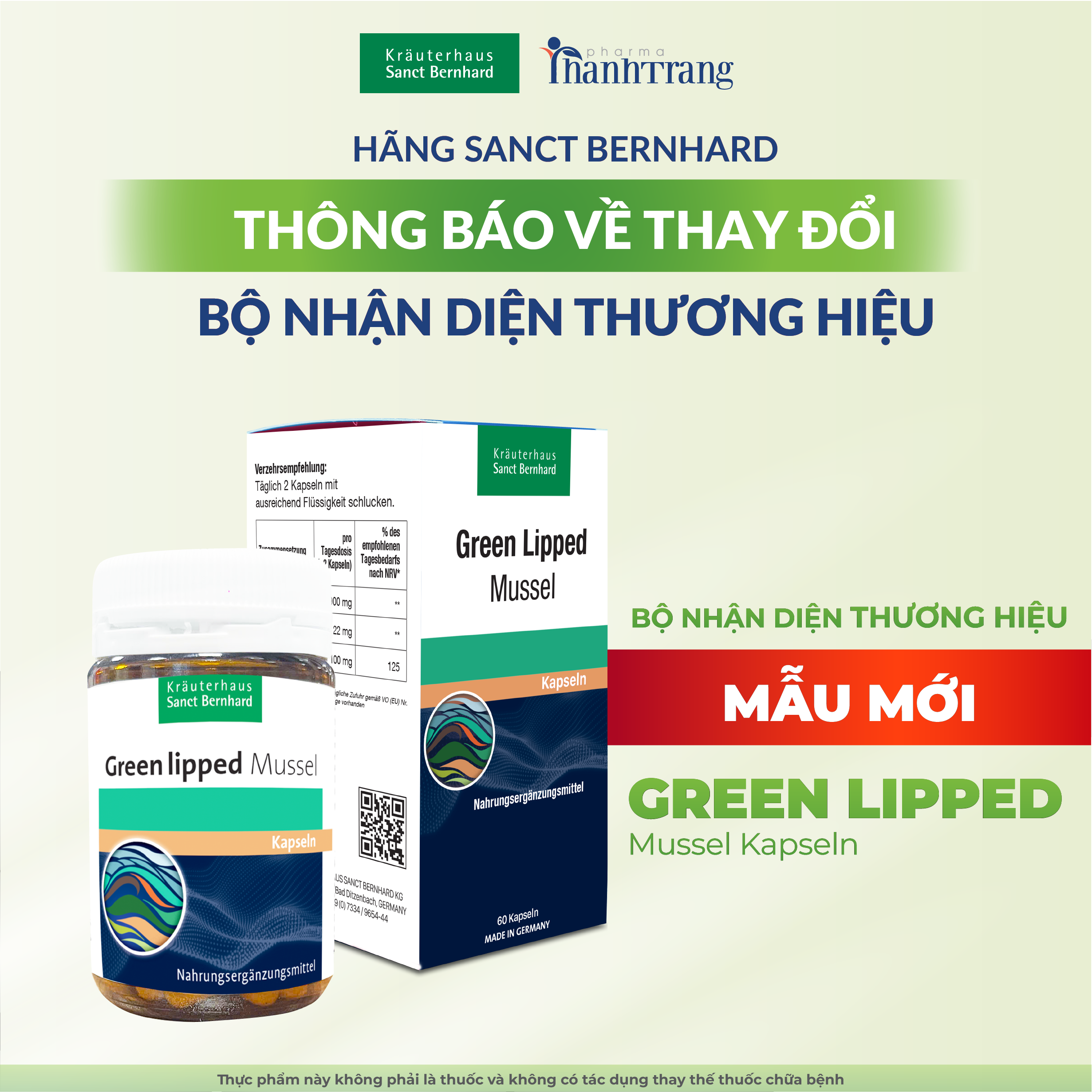 Green Lipped Mussel - Hỗ trợ giảm đau khớp, tái tạo sụn khớp, bạo vệ xương khớp